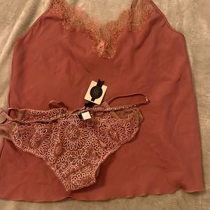 NWT Victoria Secret Blk Label Amazing Sexy Panties w/Cami